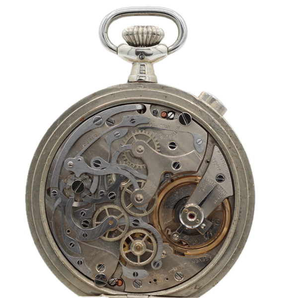 Antique 50mm Wittnauer Suburban Split Second of US Military Stop Watch Swiss