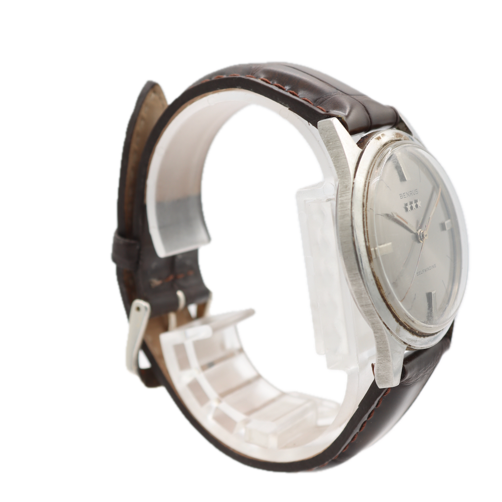 Vintage Benrus 3 Star Selfwinding Men's Automatic Wristwatch Swiss