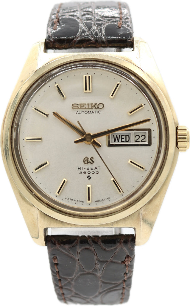 Vintage 37mm 1969 Grand Seiko 6146-8000 Hi-Beat Men's Automatic Wristwatch