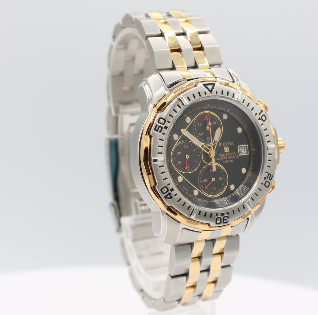 Bulova Millennia motion quartz top chronograph