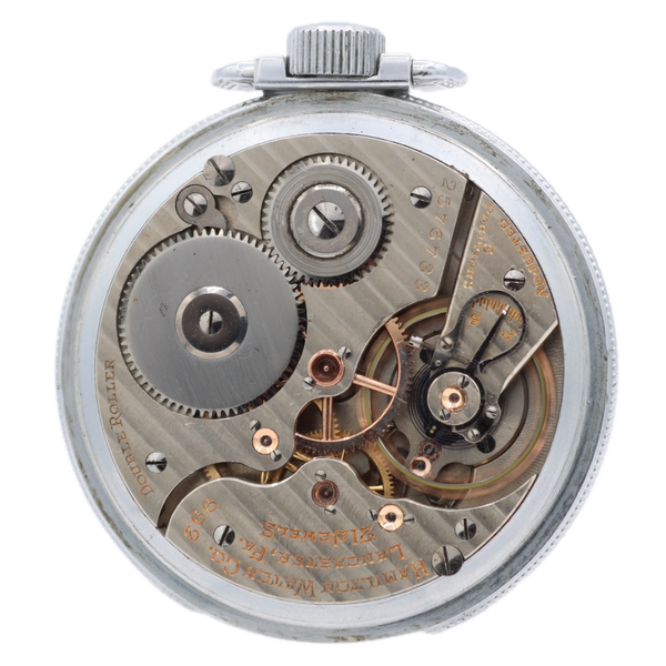 Vintage 18s 1931 Hamilton 21j Mechanical Railroad Pocket Watch 992 10k GF USA