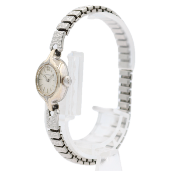 Vintage 16.5mm Wittnauer 920 Cocktail Ladies Mechanical Wristwatch 6N7G3 10kRGP