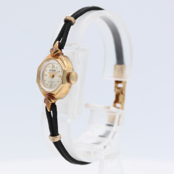 Vintage Le Jour Cocktail Ladies Mechanical Wristwatch AS 1677 Swiss 10k RGP NOS