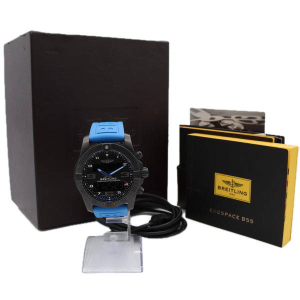 48mm Breitling VB5510H21B1S1 Exospace B55 Men's Wristwatch DLC-Coated Titanium