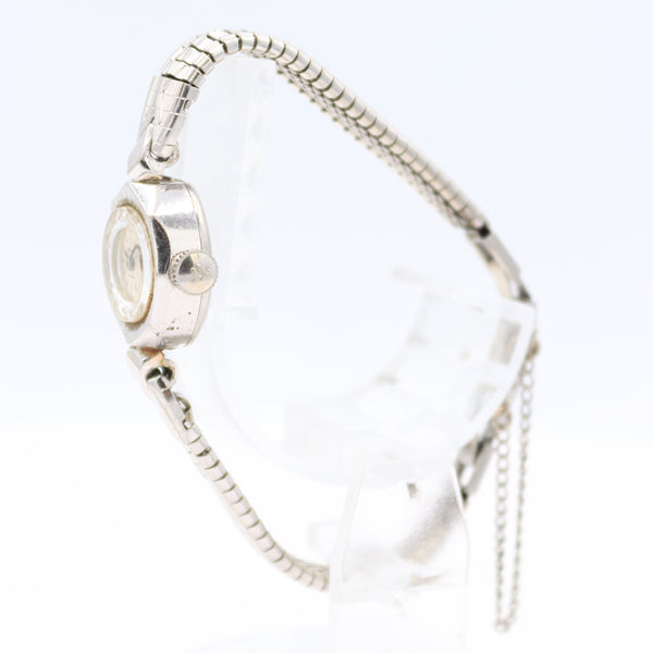Vintage Wyler Linen Cocktail Ladies Mechanical Wristwatch WL 134 Swiss