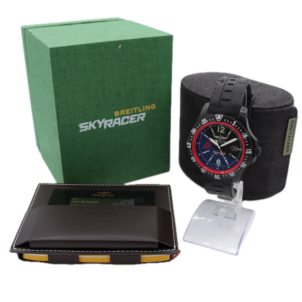 46mm Breitling Colt Skyracer Team Yoshi Muroya Men's Quartz Wristwatch With Box