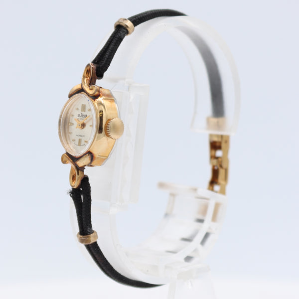Vintage Le Jour Cocktail Ladies Mechanical Wristwatch AS 1677 Swiss 10k RGP NOS
