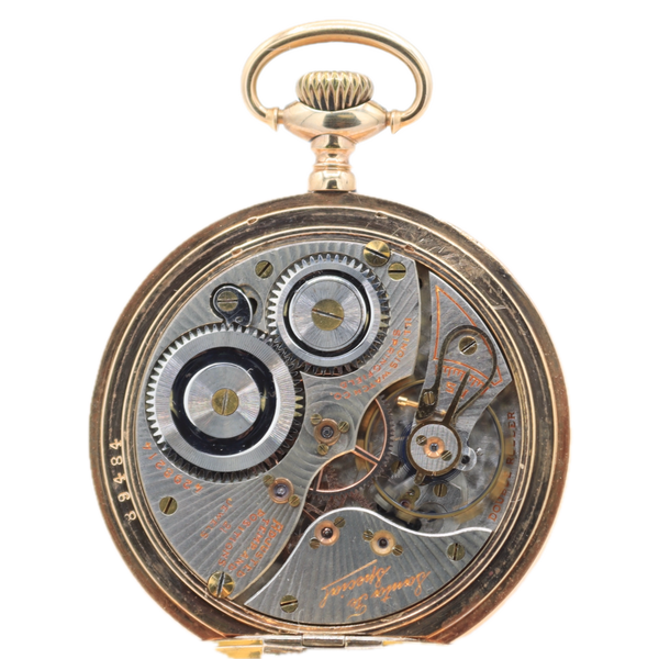 Antique 18s 1923 Illinois Santa Fe Special 21j Mechanical Pocket Watch 274