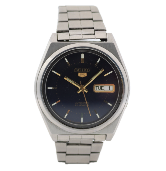 【vintage】SEIKO5 7S26-876A（セイコー） Seiko Seiko 5 7S26-8760 Stainless Steel Day Date Silver