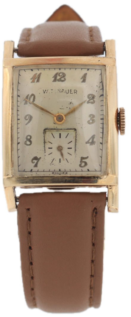 Vintage Wittnauer Tank Style Men's Mechanical Wristwatch 9WN Swiss