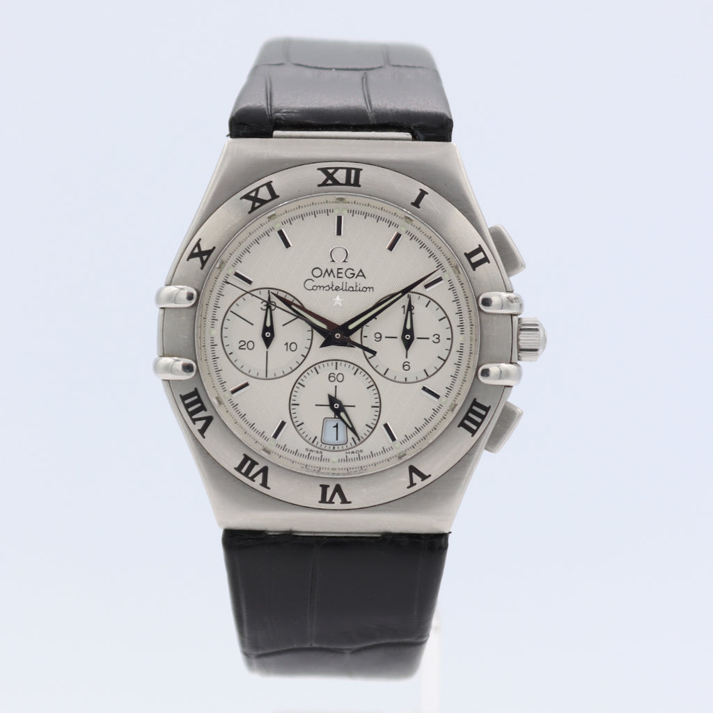 Vintage 38mm 1998 Omega 386.1201 Constellation Men's Chronograph Wristwatch