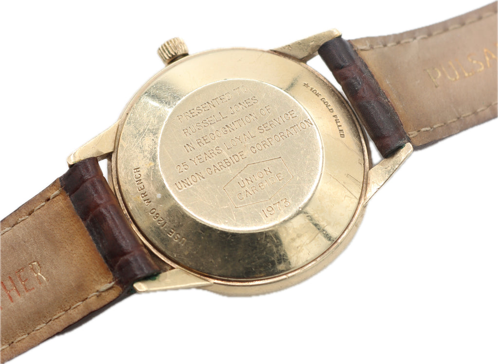 Vintage 34mm Longines Ultra-Chron Men's Automatic Wristwatch 10k