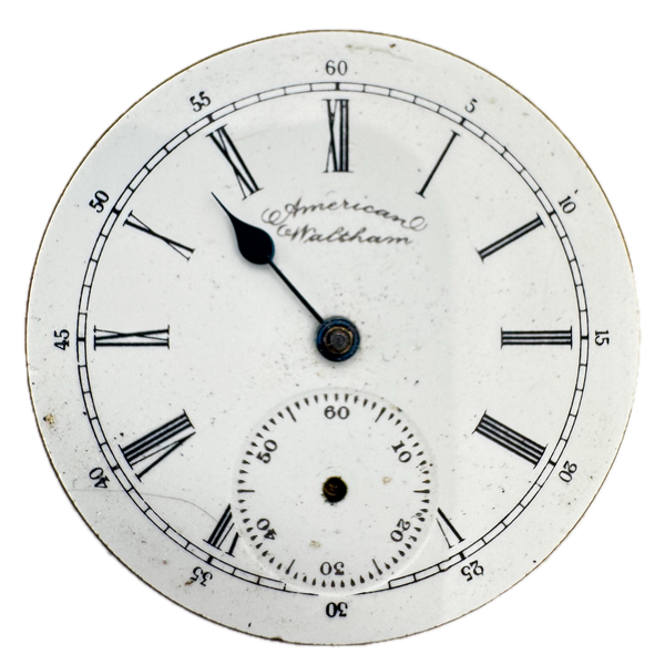 Antique 6s 1890 Waltham 7j Mechanical Hunter Pocket Watch Movement J USA