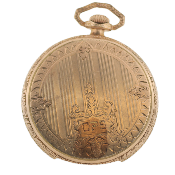 Antique 12 Size Illinois 15 Jewel Mechanical Pocket Watch 228 Gold FIlled Runs