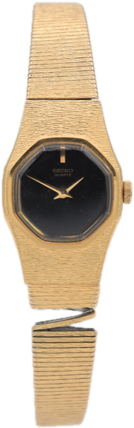 Vintage Seiko 2C20-6510 Octagonal Ladies Quartz Wristwatch Japan