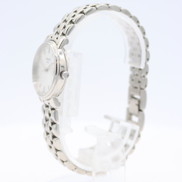 Tissot SKR-BC Sunburst Dial Ladies Quartz Wristwatch Swiss Made Steel