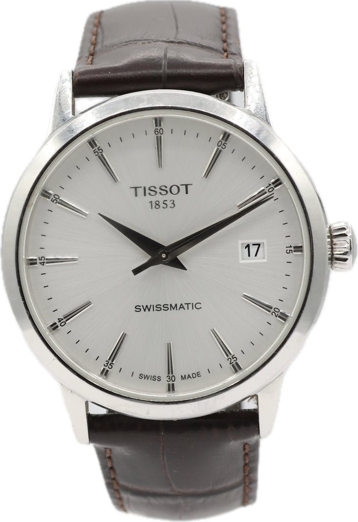 42mm Tissot T1294071 Classic Dream Men's Automatic Wristwatch Swissmatic