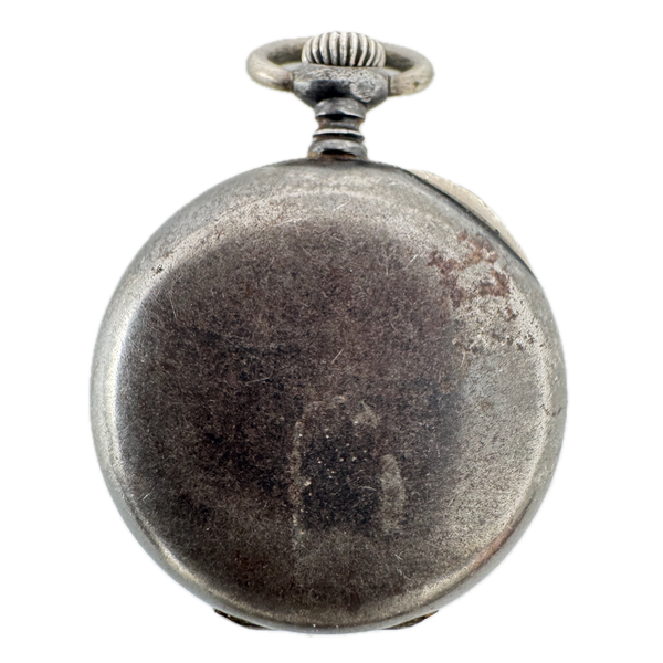 Antique Tiffany 15 Jewel Mechanical Pocket Watch Longines 10.85N GunmetalSwiss