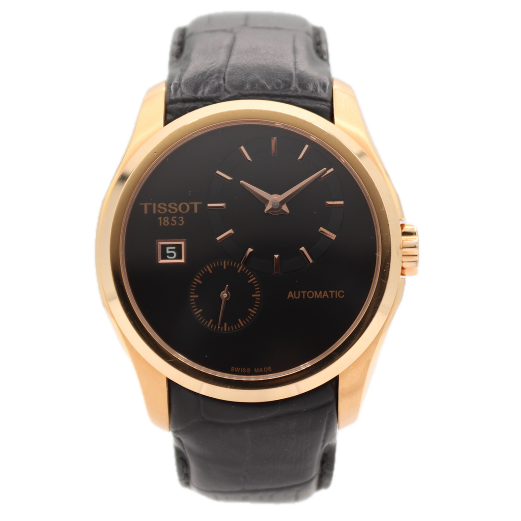 41mm Tissot T035428A Couturier Men's Automatic Wristwatch Swiss Gold Tone W/Box