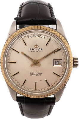 Vintage Baylor President Certified Day-Date Men's Automatic Wristwatch AS 1885#2