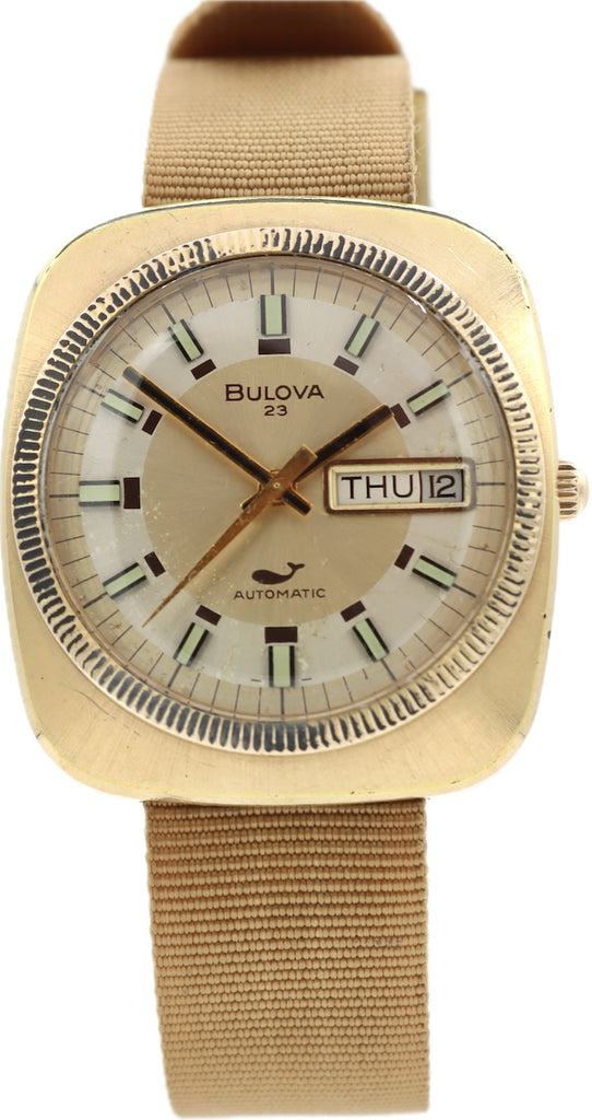 Vintage 35mm Bulova Sea King 23 Jewel Men's Automatic Wristwatch 11AOACB