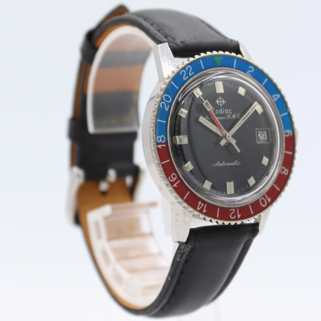 Vintage Zodiac 752.934 Aerospace GMT Men's Automatic Wristwatch