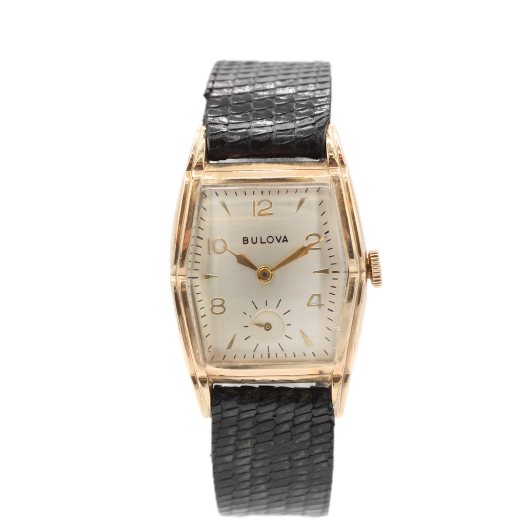 Vintage 1952 Bulova Nugent Men s Mechanical Wristwatch 10 BT 10k RGP a thewatchpreserve