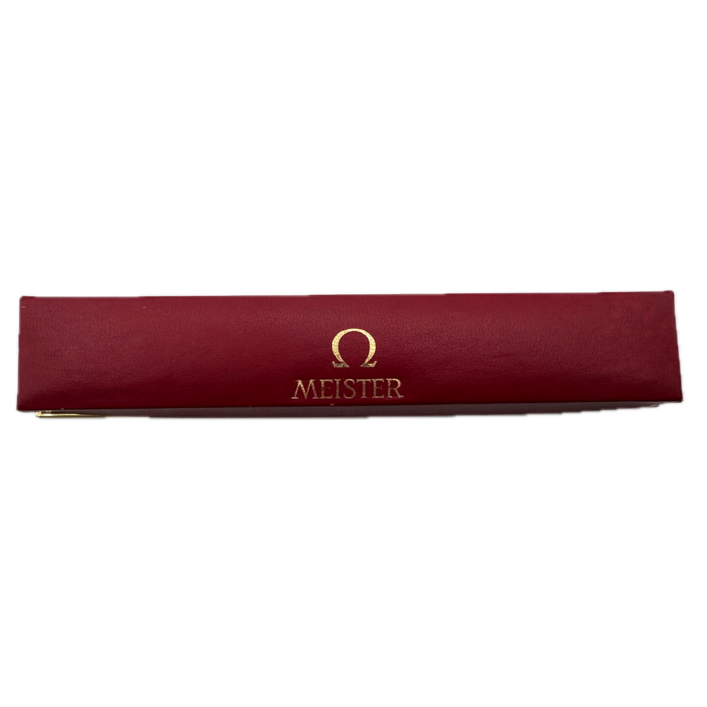 Vintage Omega Meister Men's Wristwatch Box Swiss Made Cardboard, Felt LinedUsed