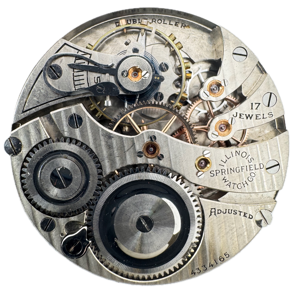 Antique 16s Illinois 17 Jewel Mechanical Pocket Watch Movement 305 for Repair