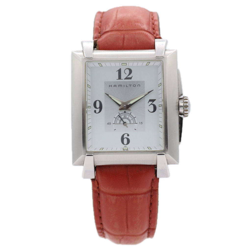 35mm Hamilton H304110 Trent Men's Quartz Wristwatch ETA 902.501 Swiss S.Steel