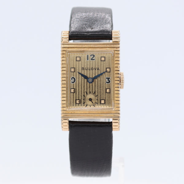 Vintage Bulova Academy Award 21 Jewel Men's Mechanical Wristwatch 7AK USA 10k GF