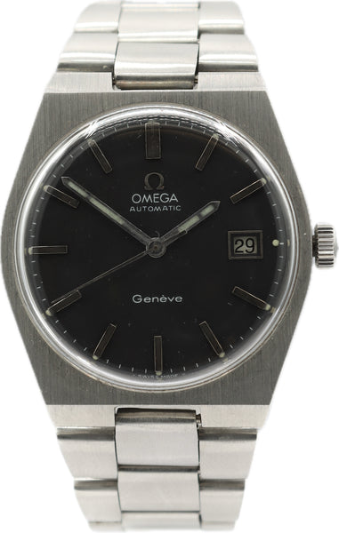 時計 OMEGA AUTOMATIC Geneve OMEGA Genève Automatic Watch - Silver Dial - Vintage