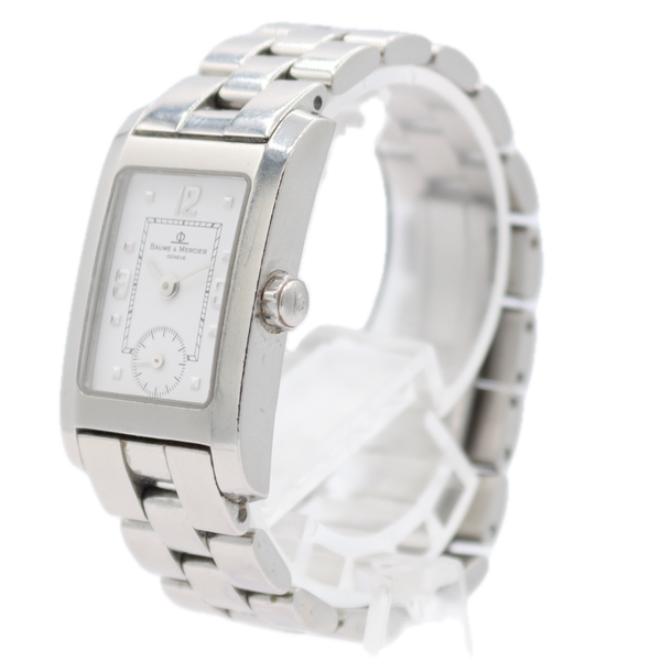 20mm Baume & Mercier MV045139 Hampton Ladies Quartz Wristwatch Swiss Steel