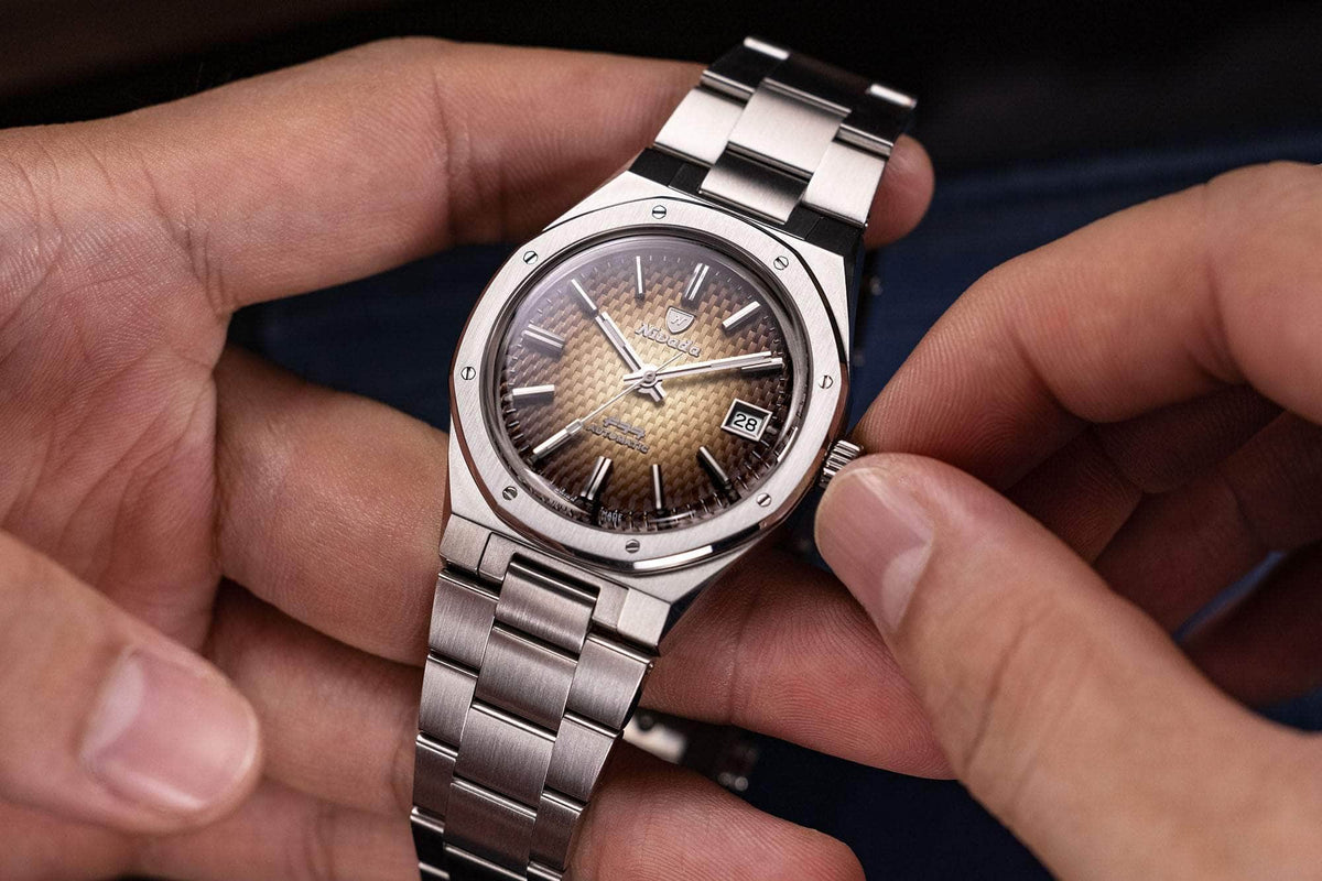 New Nivada Grenchen F77 LE Smoky Quartz 68060A77