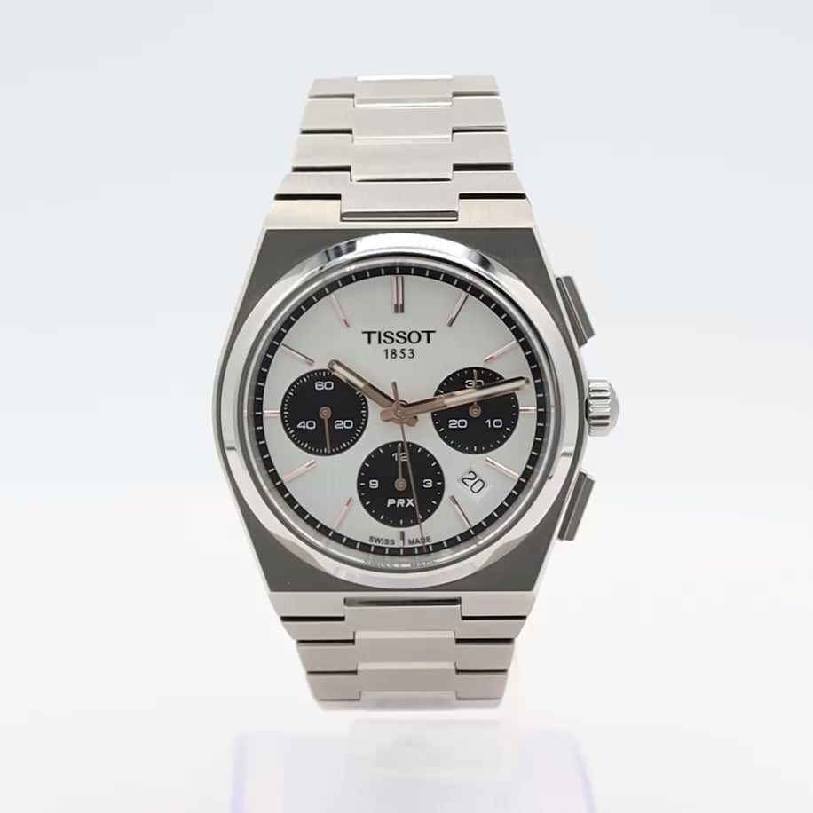 Tissot PRX Chronograph Panda T137.427.11.011.00