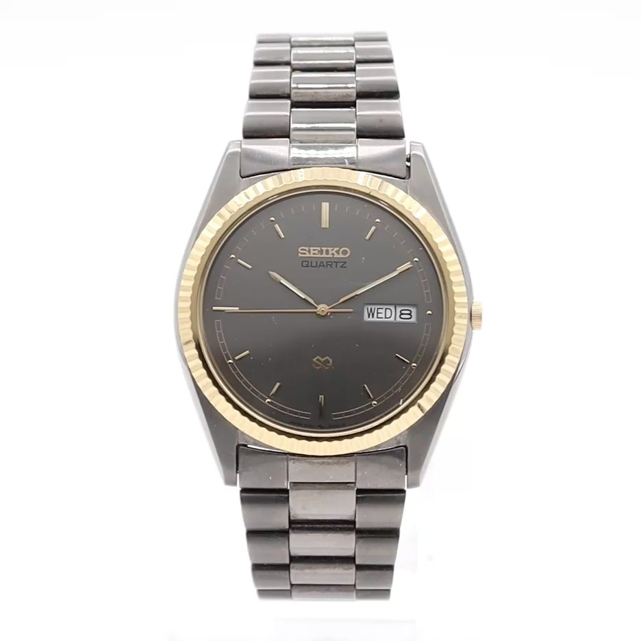 Seiko SQ Day-Date 5H23-8029 1986