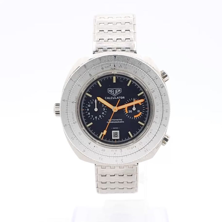 Heuer Calculator Chronograph 110.663 Circa 1971