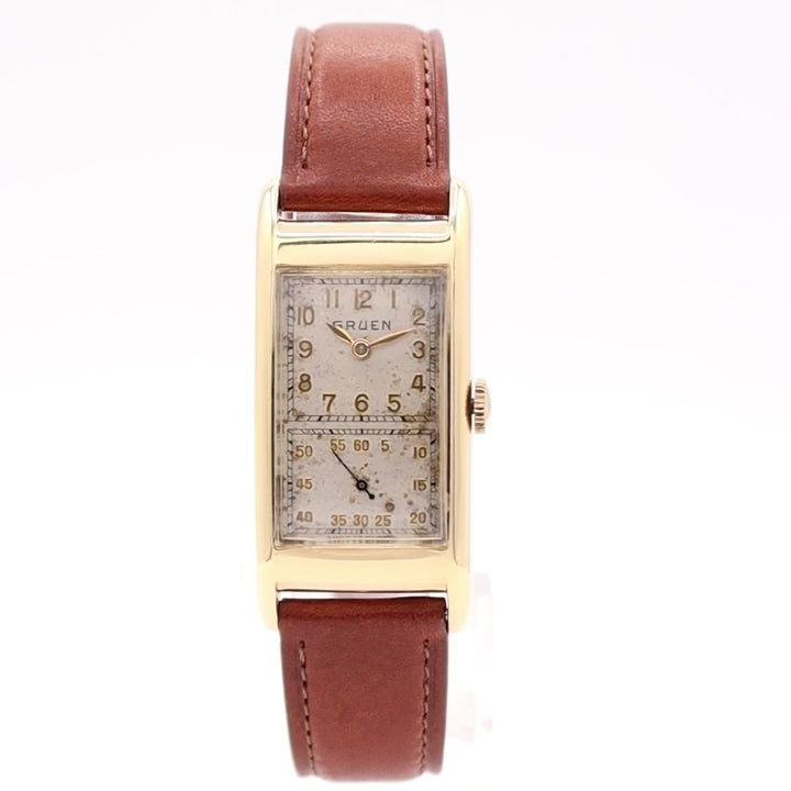 Gruen Duo Dial Doctor's Watch 500-290 1941