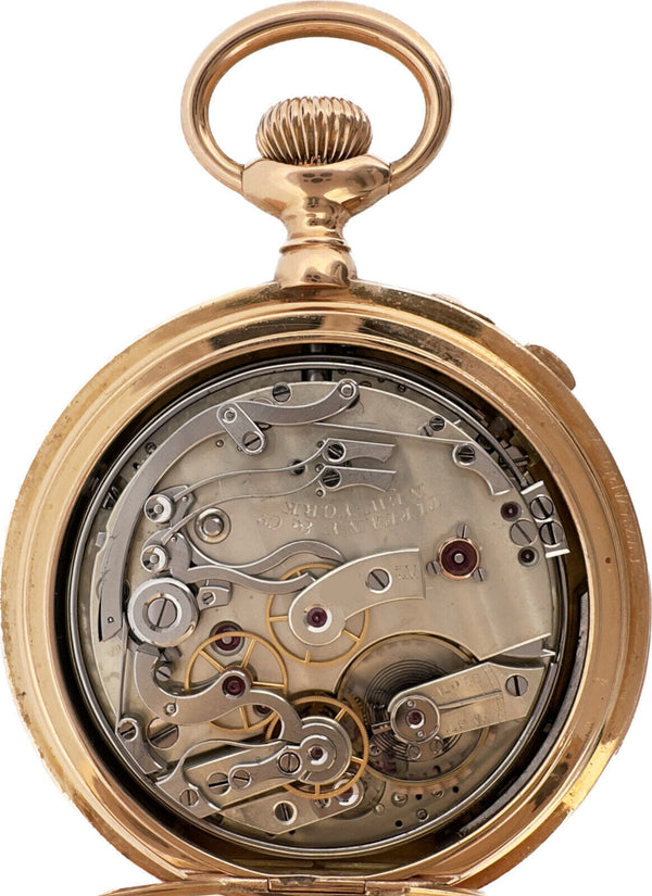 Antique  Tiffany & Co. Split Second 5 Minute Repeater Pocket Watch  Patek Philippe