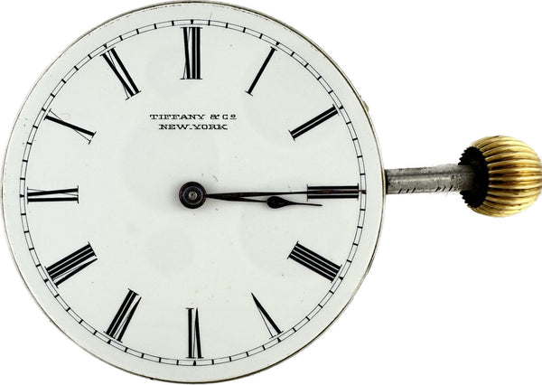 Antique 30mm Tiffany & Co. by Patek Philippe Hunter Pocket Watch Movement Swiss