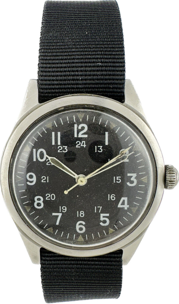 Vintage 1971 Benrus GG-W-113 Men's Mechanical Wristwatch DR 2F2 Vietnam War Runs