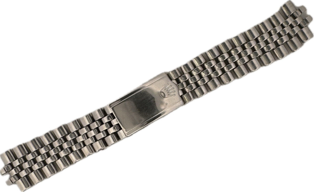 Vintage 19mm Rolex Men's Wristwatch Band Steel Joske's Mexico Oval Jubilee Link