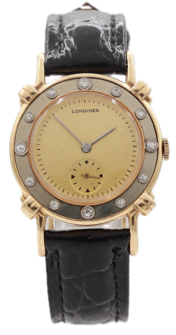 Longines Rare non fluted bezel