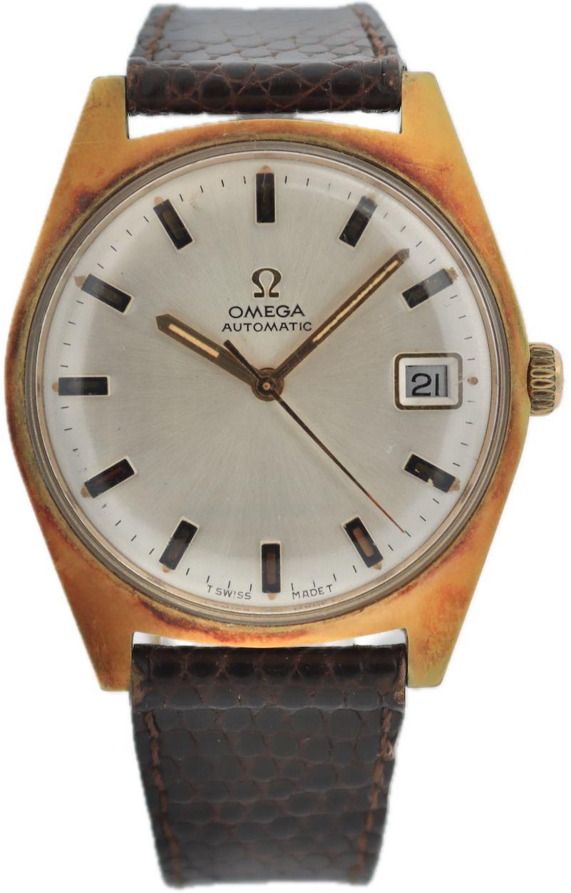 Omega Tonneau Sunburst Date 166.041