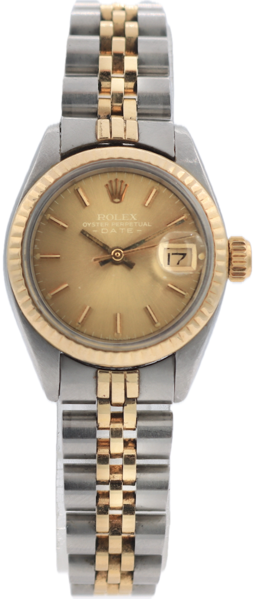 Rolex Date Two Tone Fluted 6917 1961