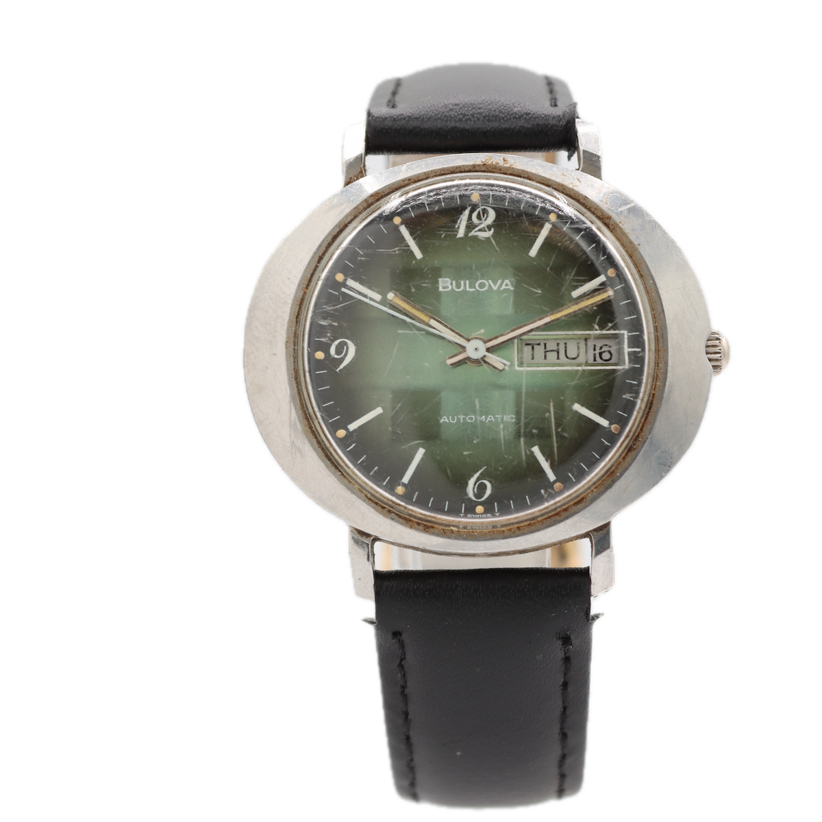 Bulova President E Green T 3092 1973