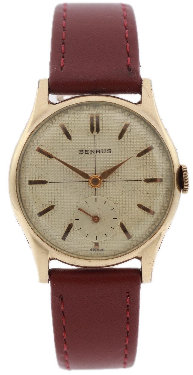 Benrus Waffle Crosshair Dial