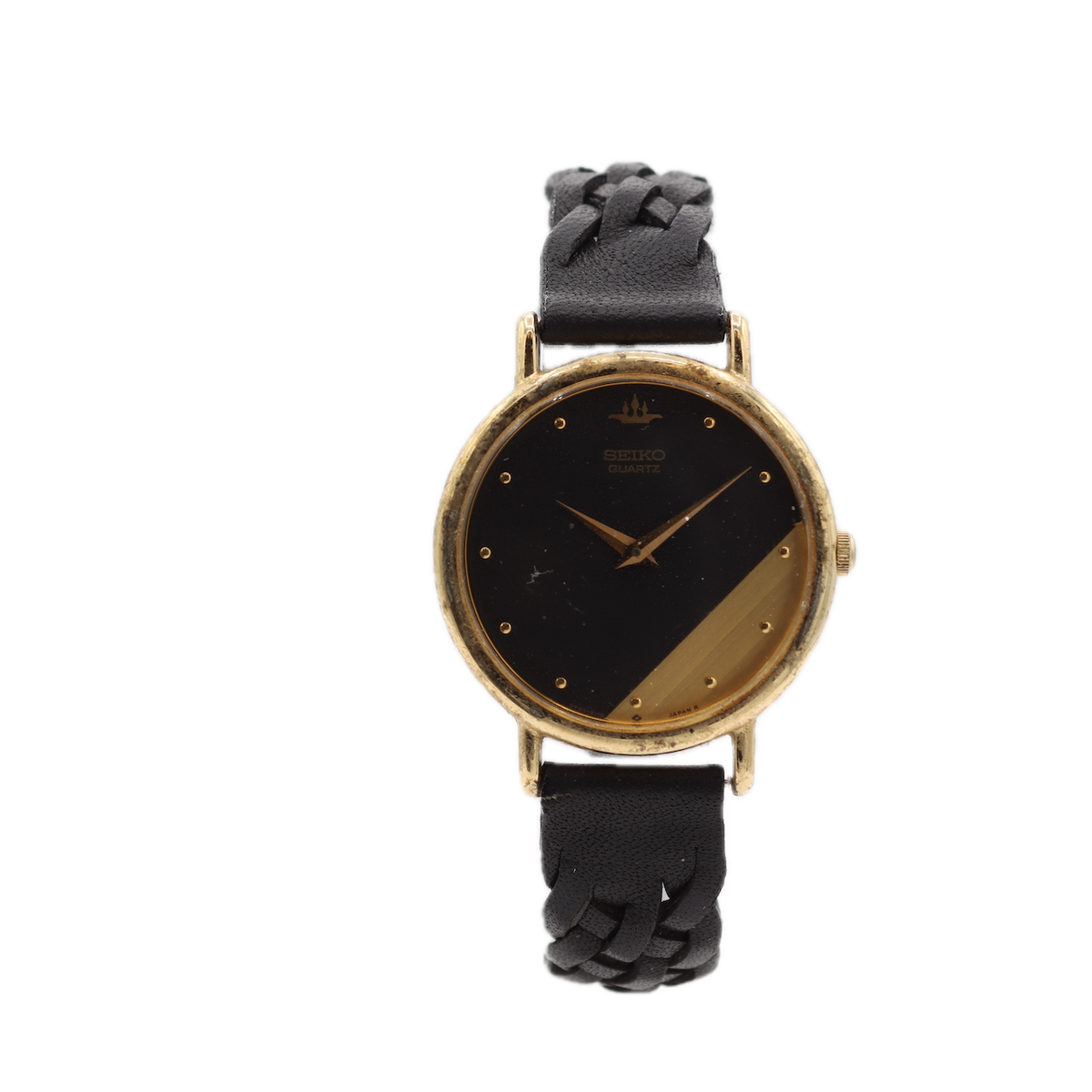 Seiko Black & Gold Dial 5Y30-600A