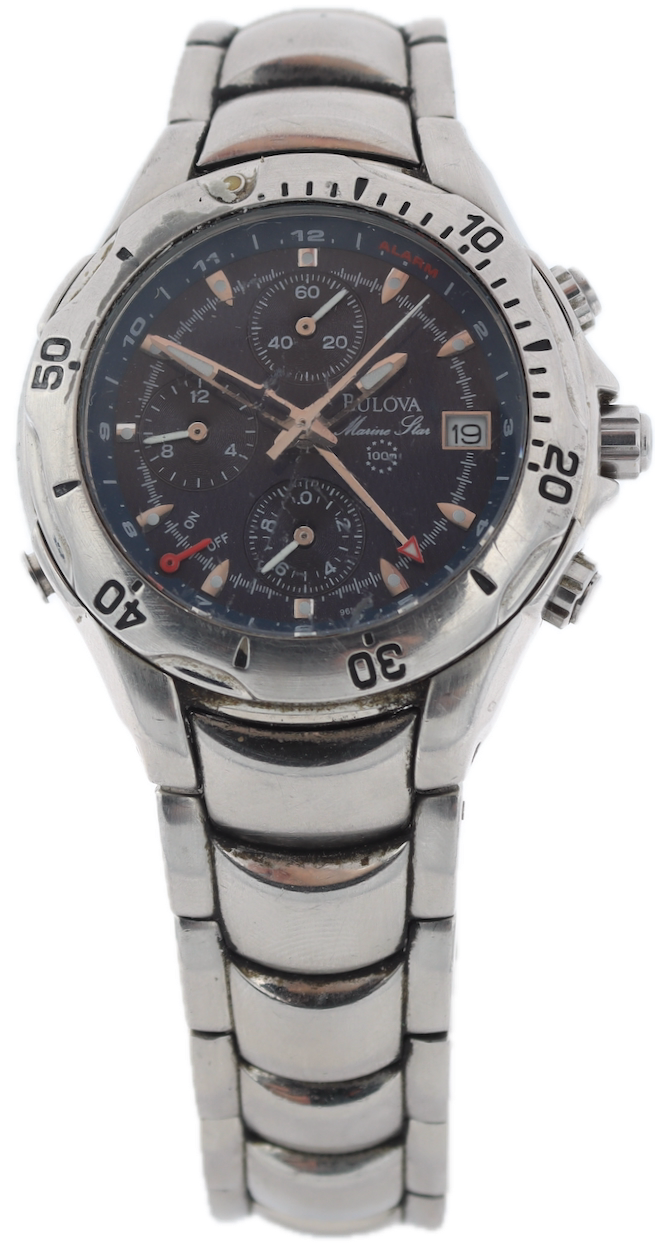 Bulova Marine Star Blue 96B56 2000