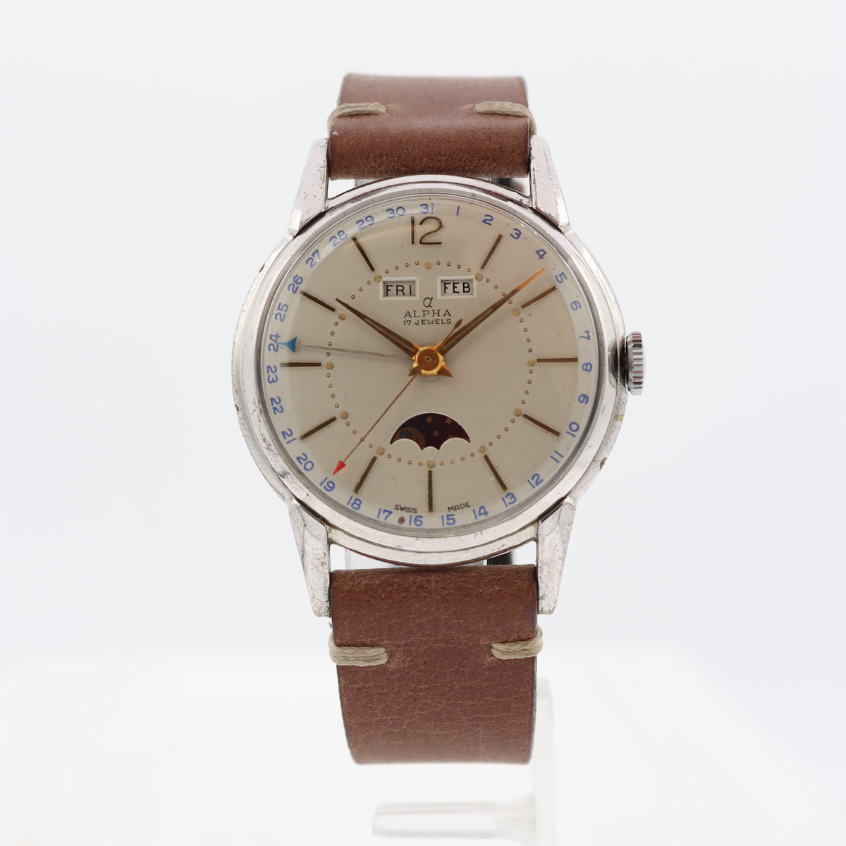 Alpha Triple Date Moonphase